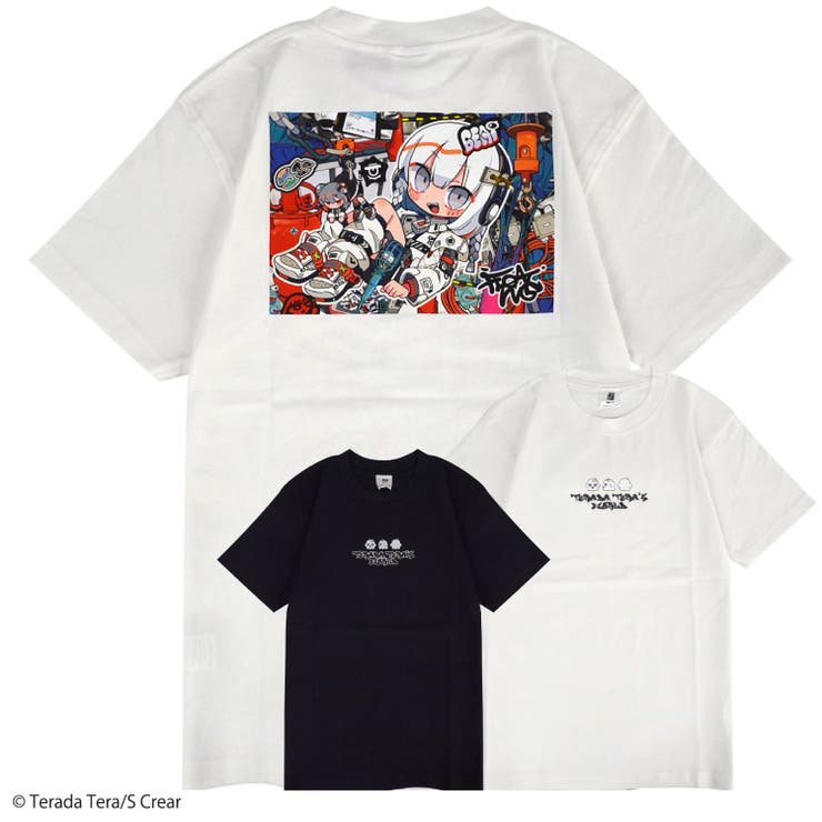 寺田てら 半袖 Tシャツ トップス プリント イラスト イラストレーター | CharaBasket | 詳細画像1 