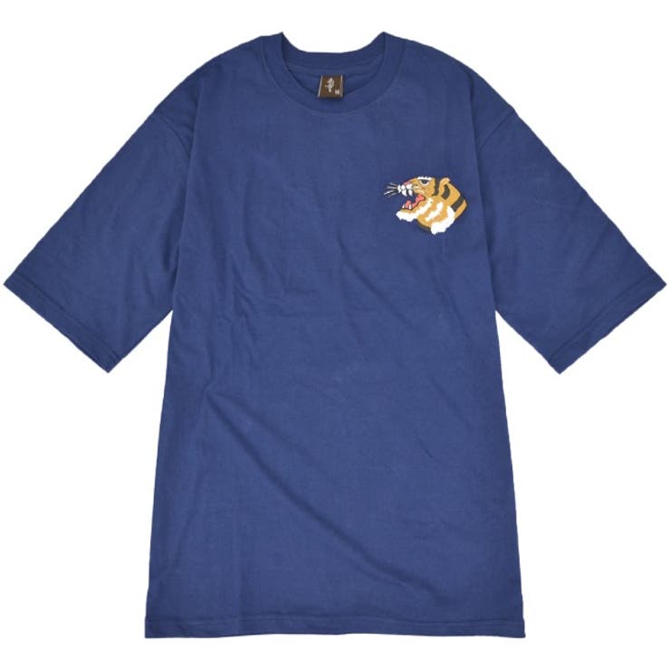 Tシャツ ビックシルエット 半袖 和柄 発泡 プリント トップス 和風 | CharaBasket | 詳細画像2 