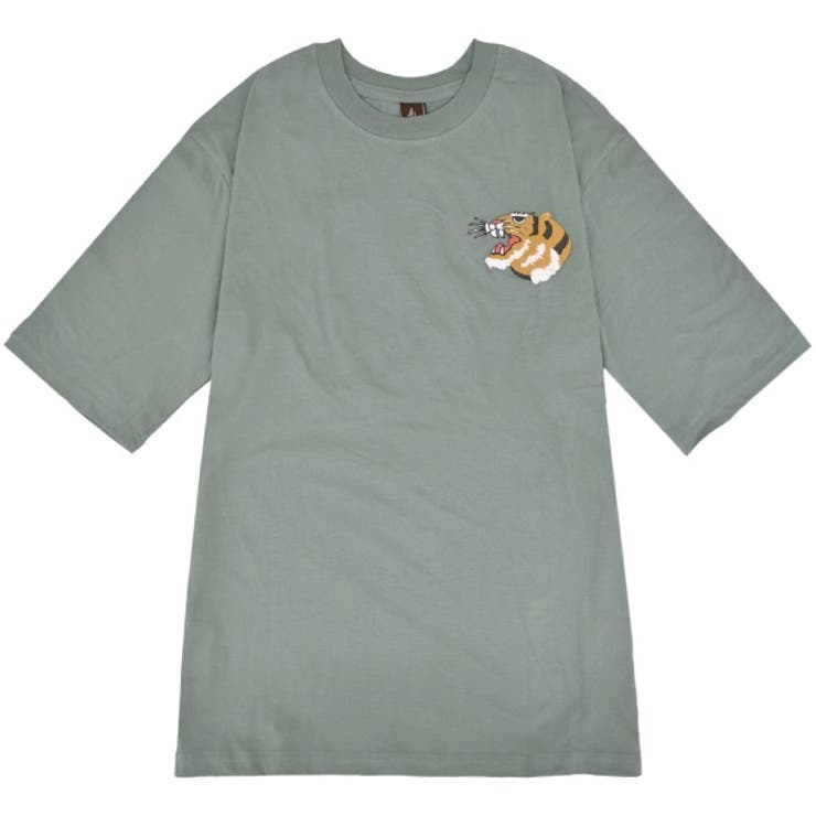 Tシャツ ビックシルエット 半袖 和柄 発泡 プリント トップス 和風 | CharaBasket | 詳細画像4 