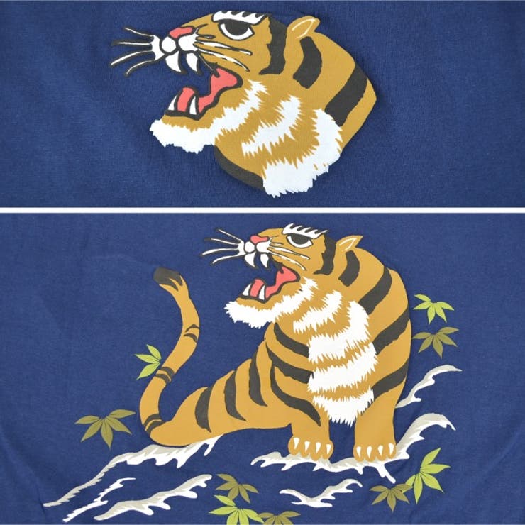 Tシャツ ビックシルエット 半袖 和柄 発泡 プリント トップス 和風 | CharaBasket | 詳細画像5 