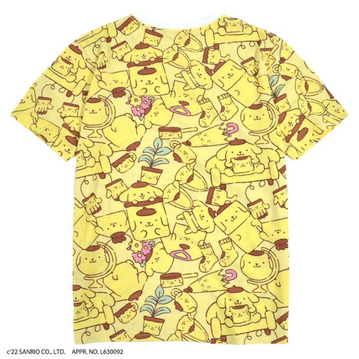 ポムポムプリン Tシャツ サンリオ 総柄 半袖 品番 Ysdw Charabasket キャラバスケット のレディースファッション通販 毎日送料無料 Shoplist ショップリスト