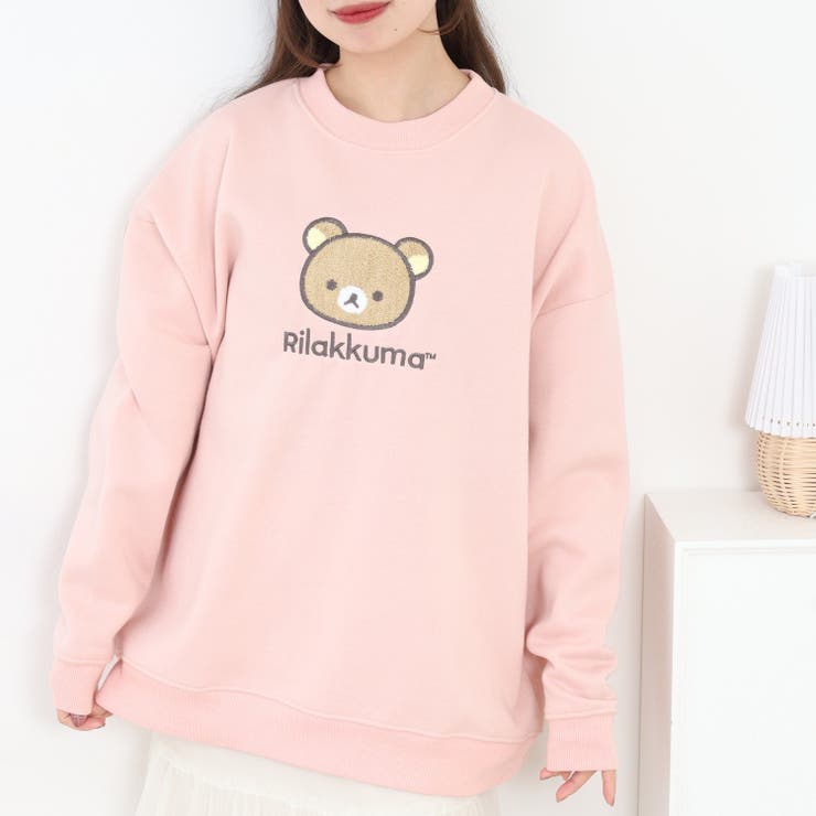 リラックマ サガラ刺繍 裏起毛 | CharaBasket | 詳細画像1 