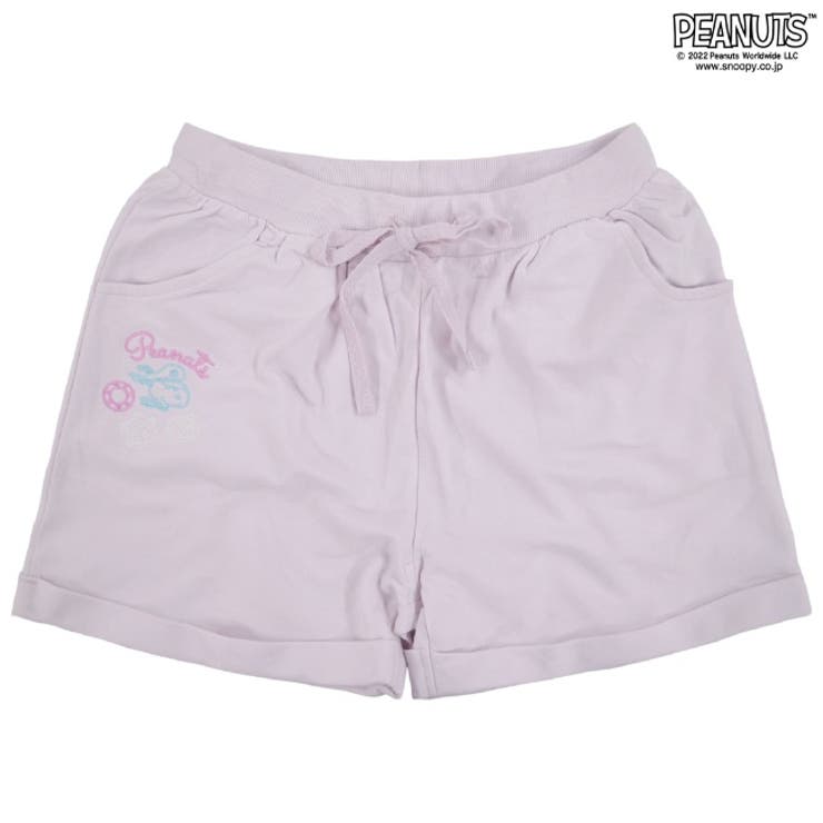 スヌーピー ショート パンツ ウッドストック 裏毛 刺繍 PEANUTS | CharaBasket | 詳細画像7 