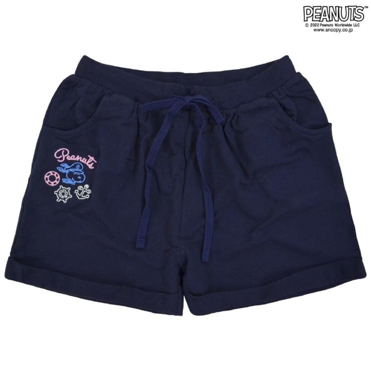 スヌーピー ショート パンツ ウッドストック 裏毛 刺繍 PEANUTS | CharaBasket | 詳細画像8 