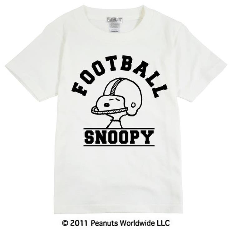 スヌーピー アメフト スポーツ 半袖 Tシャツ キッズ 子供服 | CharaBasket【KIDS】 | 詳細画像1 