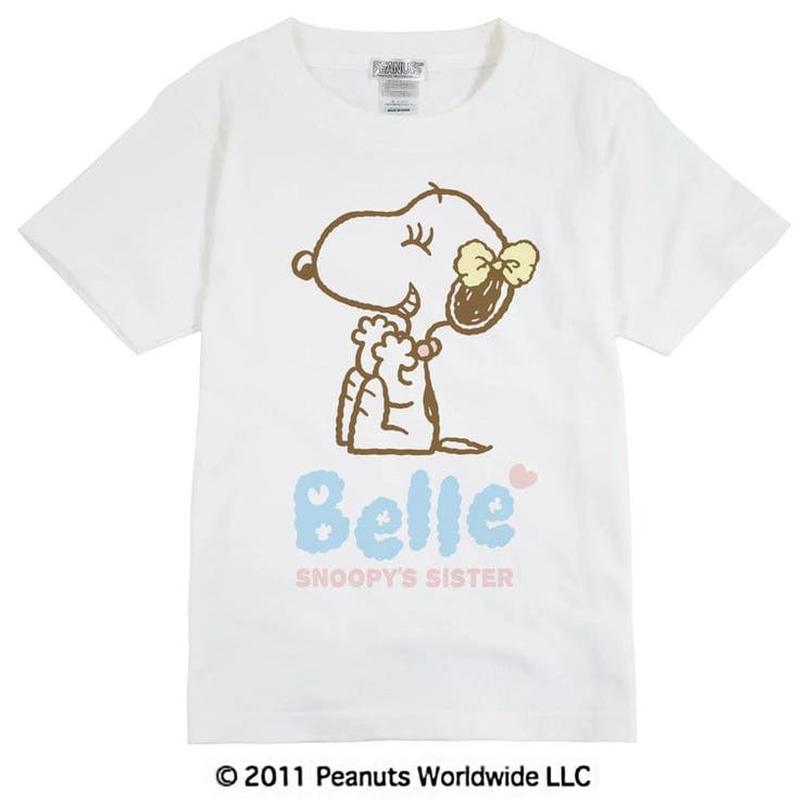 スヌーピー 妹 ベル リボン かわいい 半袖 Ｔシャツ キッズ 子供服 | CharaBasket【KIDS】 | 詳細画像1 