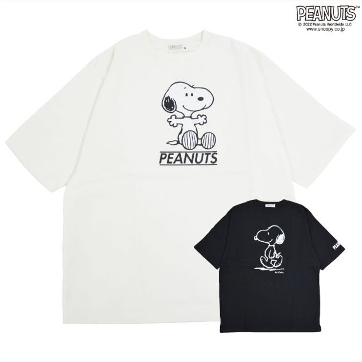スヌーピー ドロップショルダー プリント PEANUTS | CharaBasket | 詳細画像1 