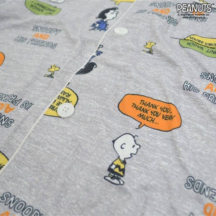 スヌーピー パジャマ 半袖 シャツ パンツ レディース PEANUTS | CharaBasket | 詳細画像5 