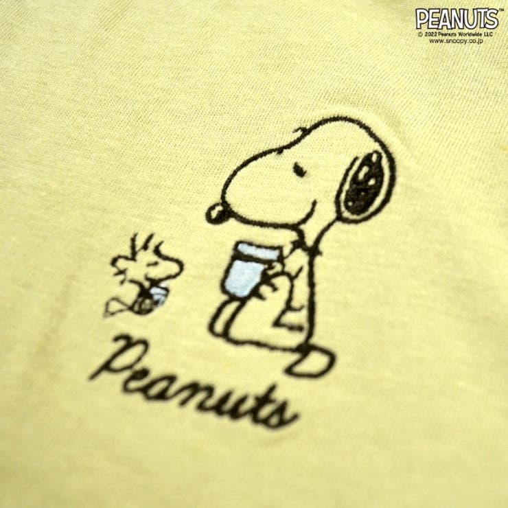 スヌーピー ジップパーカー PEANUTS フード付き 刺繍 長袖[品番