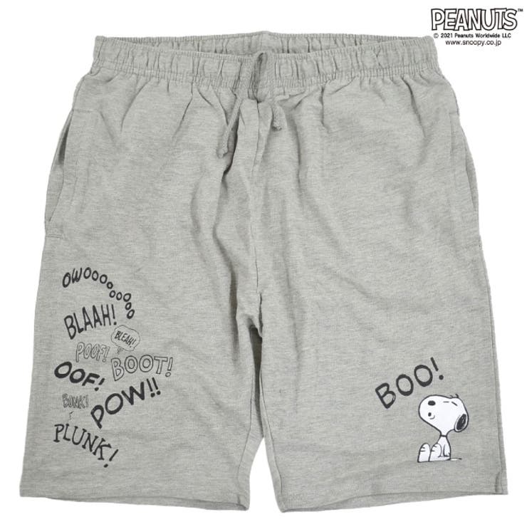 スヌーピー ミニ裏毛 ハーフパンツ PEANUTS コミック柄 プリント | CharaBasket【MEN】 | 詳細画像9 
