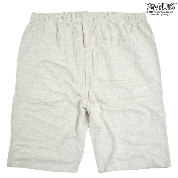 スヌーピー ミニ裏毛 ハーフパンツ PEANUTS コミック柄 プリント | CharaBasket【MEN】 | 詳細画像3 