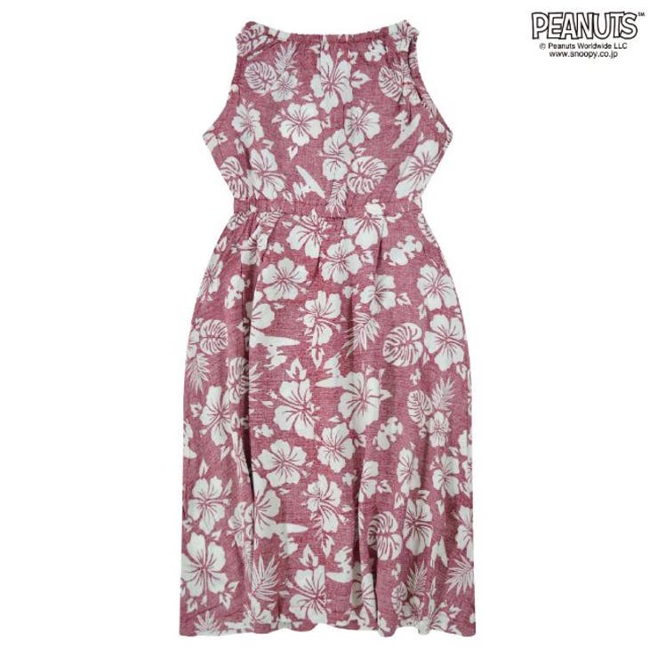 スヌーピー  子供ワンピース アロハ シャツ PEANUTS 親子お揃い | CharaBasket【KIDS】 | 詳細画像2 