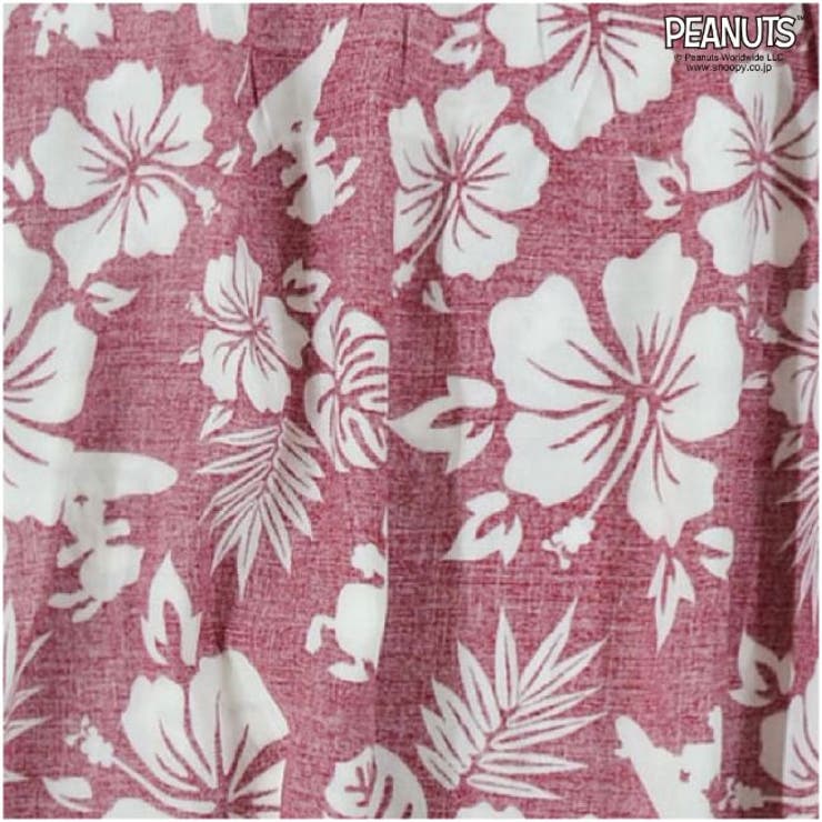 スヌーピー  子供ワンピース アロハ シャツ PEANUTS 親子お揃い | CharaBasket【KIDS】 | 詳細画像6 
