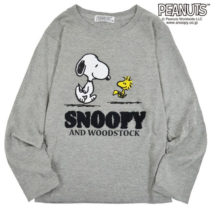 スヌーピー キッズ 子供 Tシャツ 長袖 サガラ 刺繍 KIDS | CharaBasket【KIDS】 | 詳細画像4 