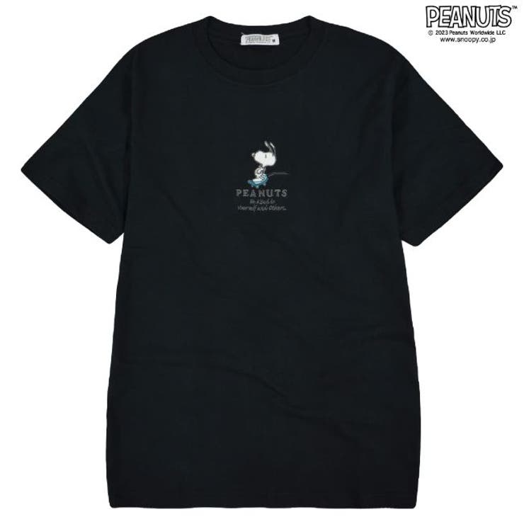 スヌーピーTシャツ半袖ワンポイント刺繍SNOOPYPEANUTS