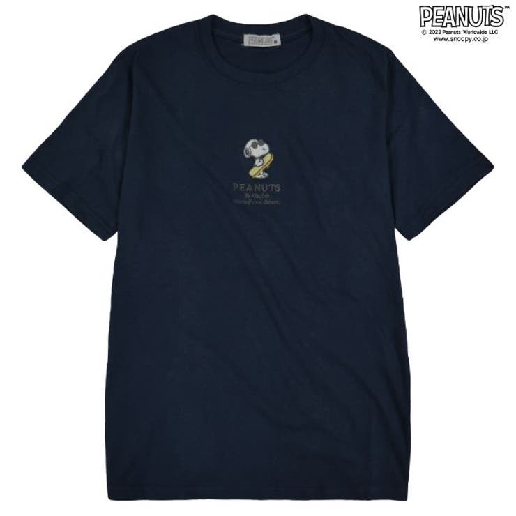 スヌーピーTシャツ半袖ワンポイント刺繍SNOOPYPEANUTS
