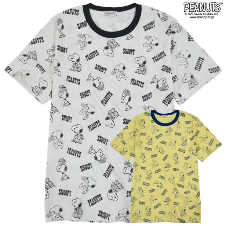 スヌーピー Tシャツ トップス 半袖 プリント SNOOPY PEANUTS | CharaBasket | 詳細画像2 