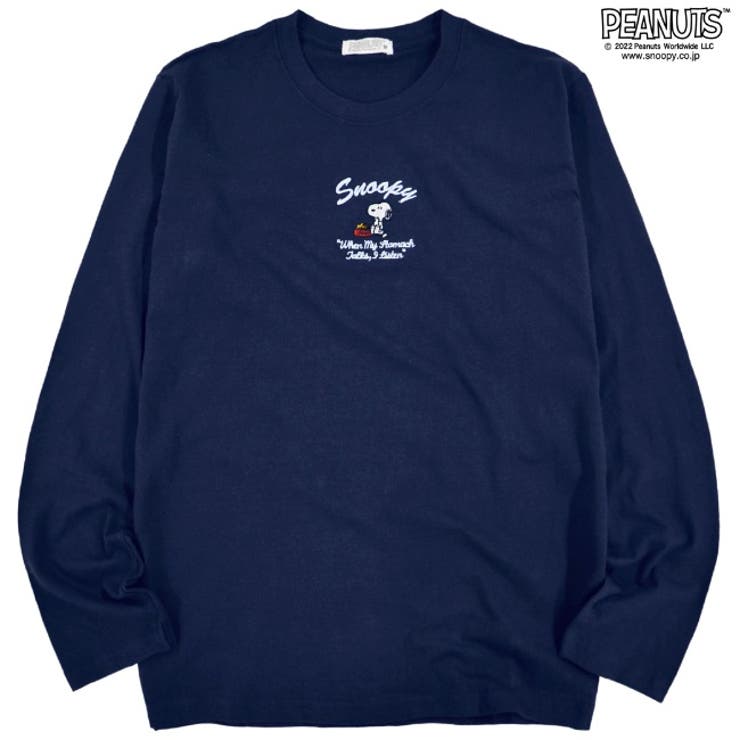 スヌーピー Tシャツ 長袖 刺繍 ピーナッツ SNOOPY PEANUTS | CharaBasket | 詳細画像4 