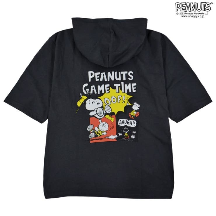 スヌーピー ドロップショルダー Tパーカー | CharaBasket | 詳細画像11 