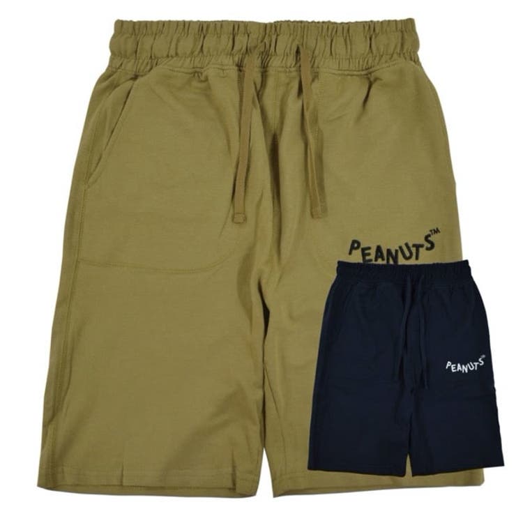 スヌーピー スウェット ハーフパンツ  チャーリーブラウン | CharaBasket【MEN】 | 詳細画像1 