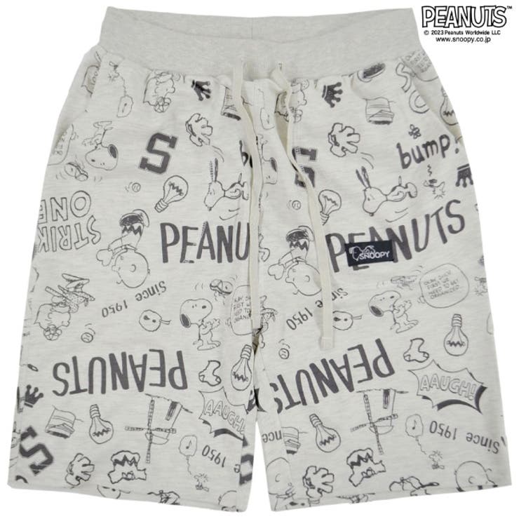 スヌーピーハーフパンツ裏毛スウェットボトムスSNOOPYPEANUTS