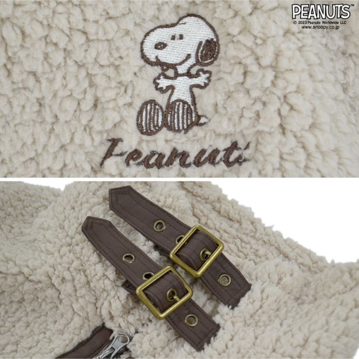 スヌーピージャケットボアフリースアウター長袖刺繍SNOOPYPEANUTS