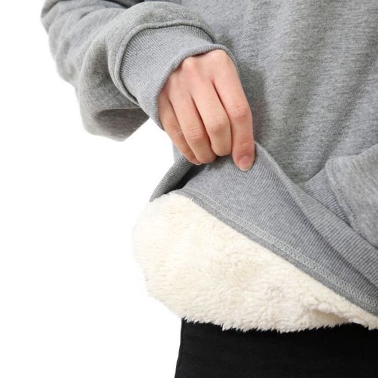 スヌーピー スウェット トレーナー 長袖 レディース チャコール ブラック | CharaBasket | 詳細画像13 