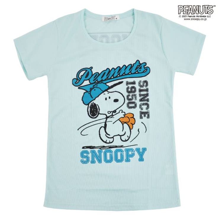 スヌーピー 吸汗速乾 プリント Tシャツ バックプリント レディース[品番：YSDW0001513]｜CharaBasket（キャラバスケット）の レディースファッション通販｜SHOPLIST（ショップリスト）