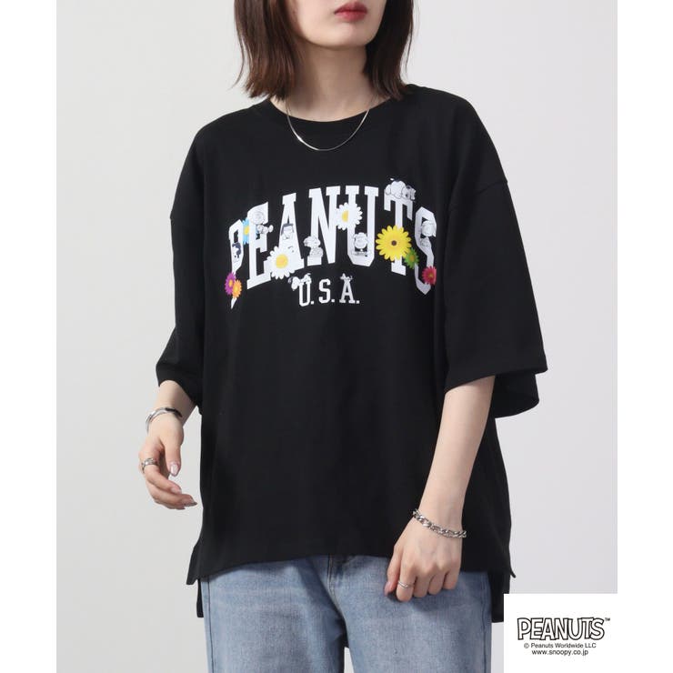 スヌーピー オーバーサイズ Tシャツ | CharaBasket | 詳細画像11 