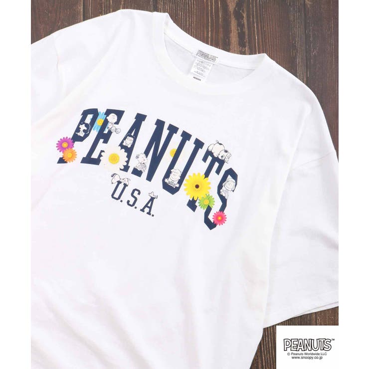 スヌーピー オーバーサイズ Tシャツ | CharaBasket | 詳細画像1 