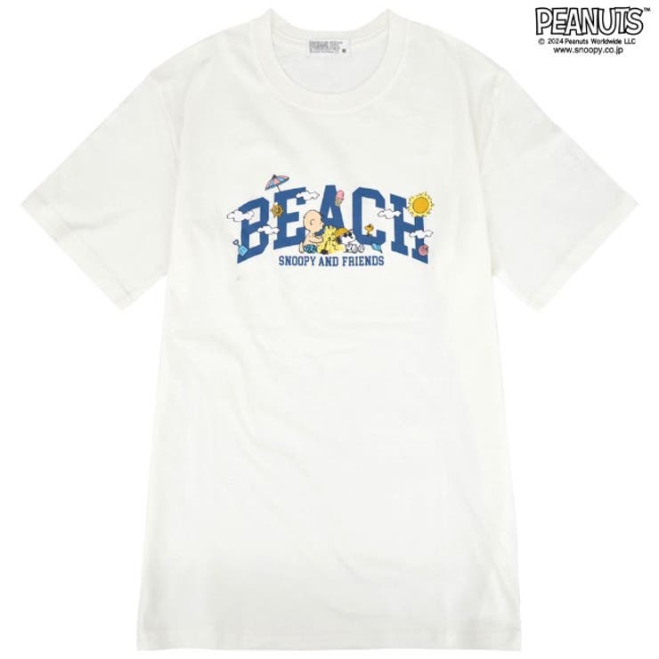 スヌーピー Tシャツ 半袖 プリント SNOOPY PEANUTS | CharaBasket | 詳細画像3 