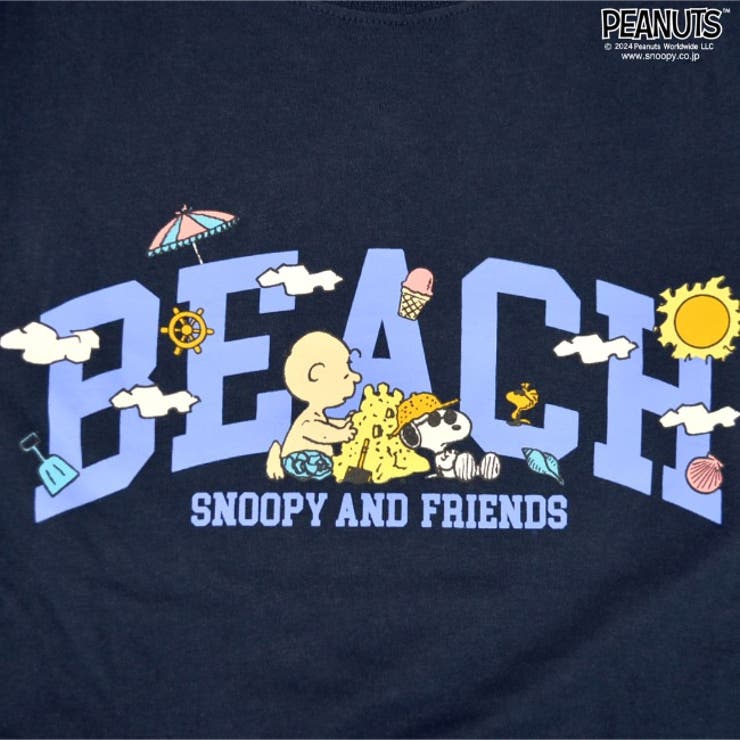スヌーピー Tシャツ 半袖 プリント SNOOPY PEANUTS | CharaBasket | 詳細画像5 