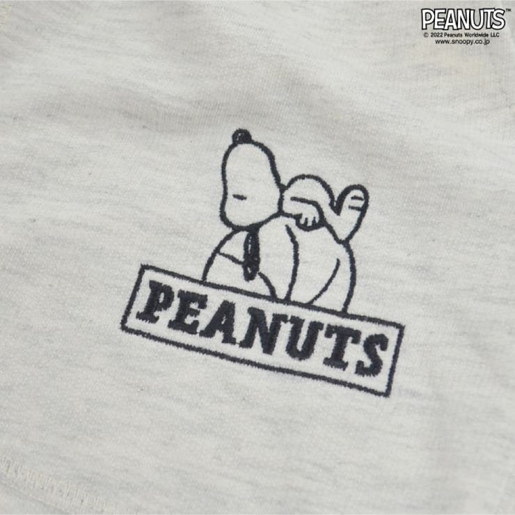 スヌーピー ハーフ パンツ スウェット メンズ 裏毛 刺繍 PEANUTS | CharaBasket【MEN】 | 詳細画像6 