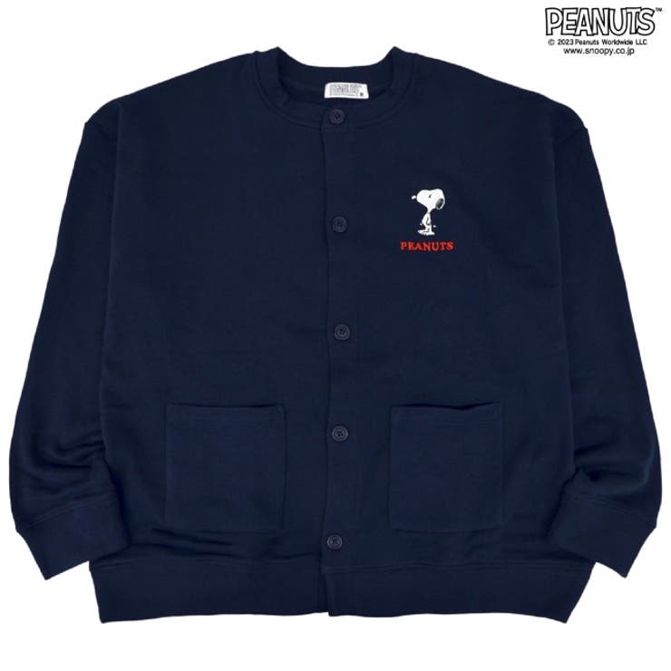 COACH×PEANUTS ★ スヌーピー カーディガン ネイビー スヌーピー カーディガン カーデ[品番：YSDW0002961