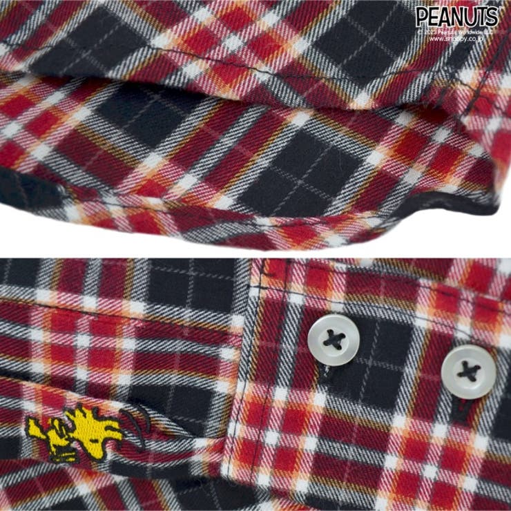 スヌーピー チャーリーブラウン ネルチェック | CharaBasket | 詳細画像10 
