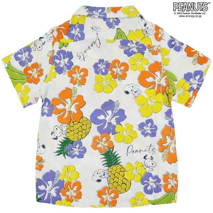 スヌーピー アロハ シャツ | CharaBasket【KIDS】 | 詳細画像3 