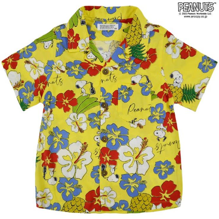 スヌーピー アロハ シャツ | CharaBasket【KIDS】 | 詳細画像4 