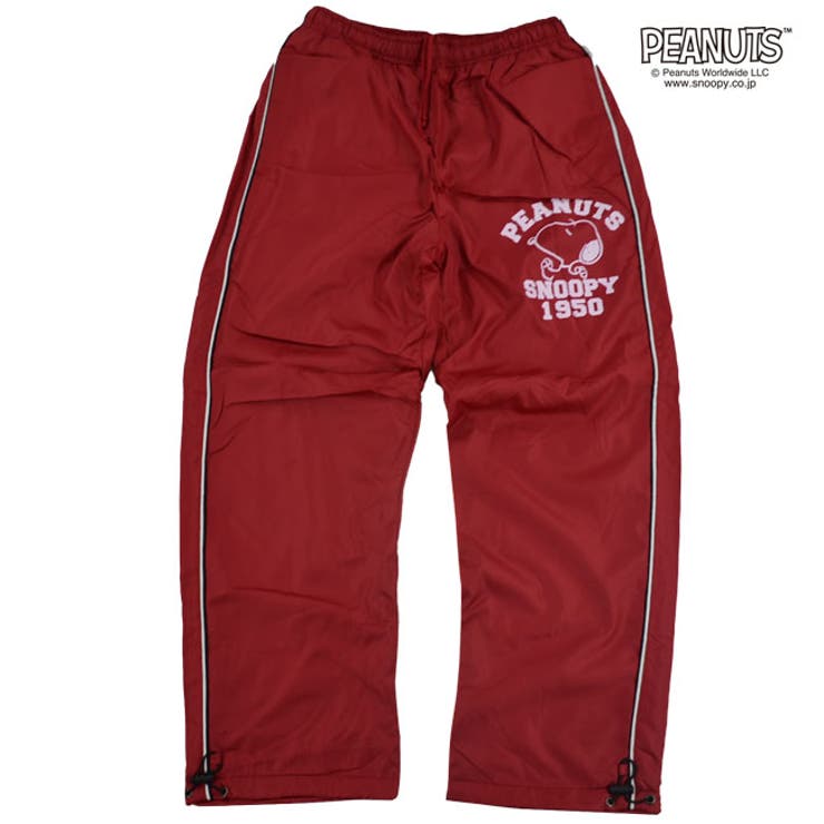 スヌーピー 裏 フリース パンツ メンズ レディース 防寒[品番