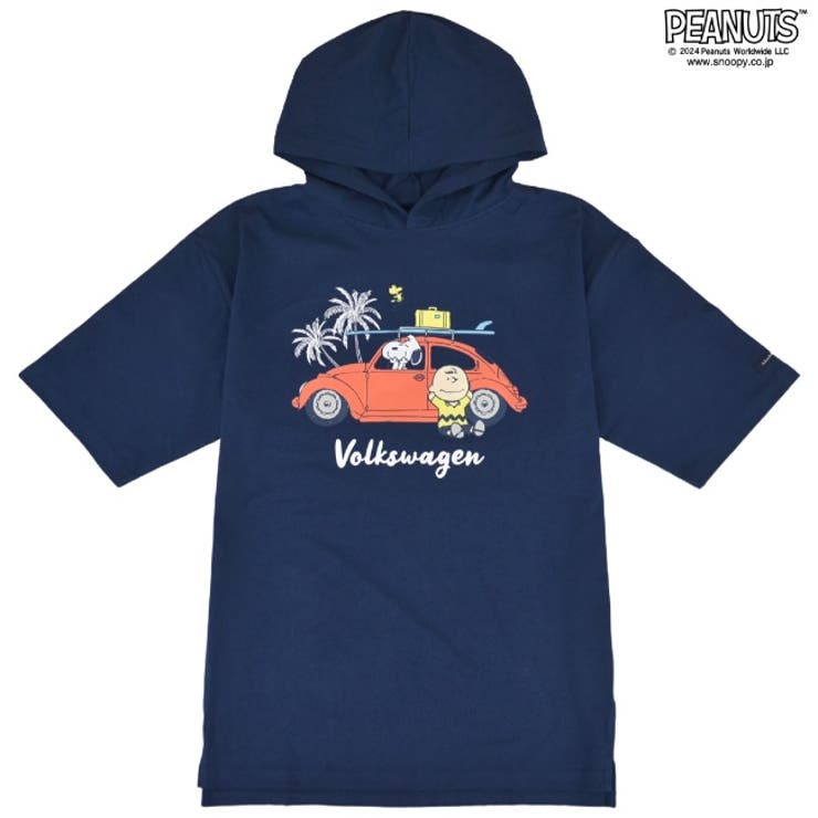 スヌーピー Tパーカー 半袖 | CharaBasket | 詳細画像4 