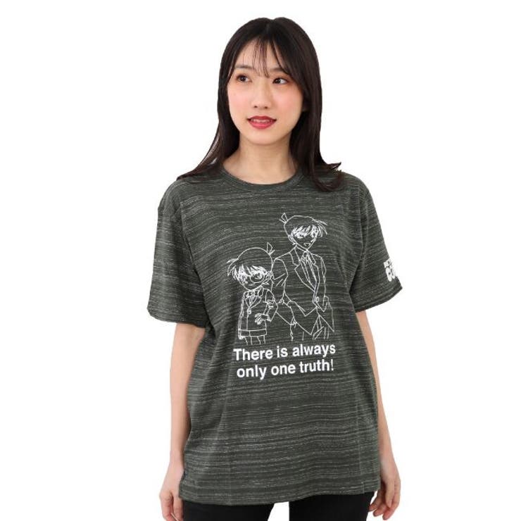名探偵コナン コナン 工藤新一 ボーダー プリントTシャツ[品番