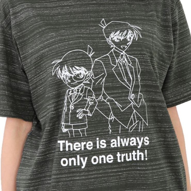 名探偵コナン コナン 工藤新一 ボーダー プリントTシャツ[品番