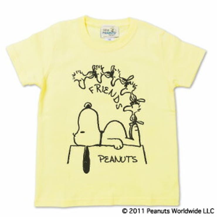 ヴィンテージ スヌーピー ウッドストック 半袖Ｔシャツ キッズ 子供服 | CharaBasket【KIDS】 | 詳細画像3 