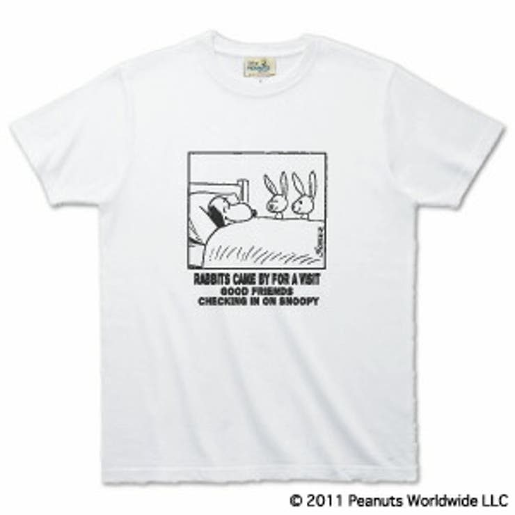 ヴィンテージ スヌーピー 仲間 うさぎ 半袖Tシャツ メンズ | CharaBasket【MEN】 | 詳細画像3 