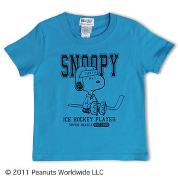 スヌーピー アイスホッケー スポーツ 半袖 Tシャツ キッズ 子供服 | CharaBasket【KIDS】 | 詳細画像2 