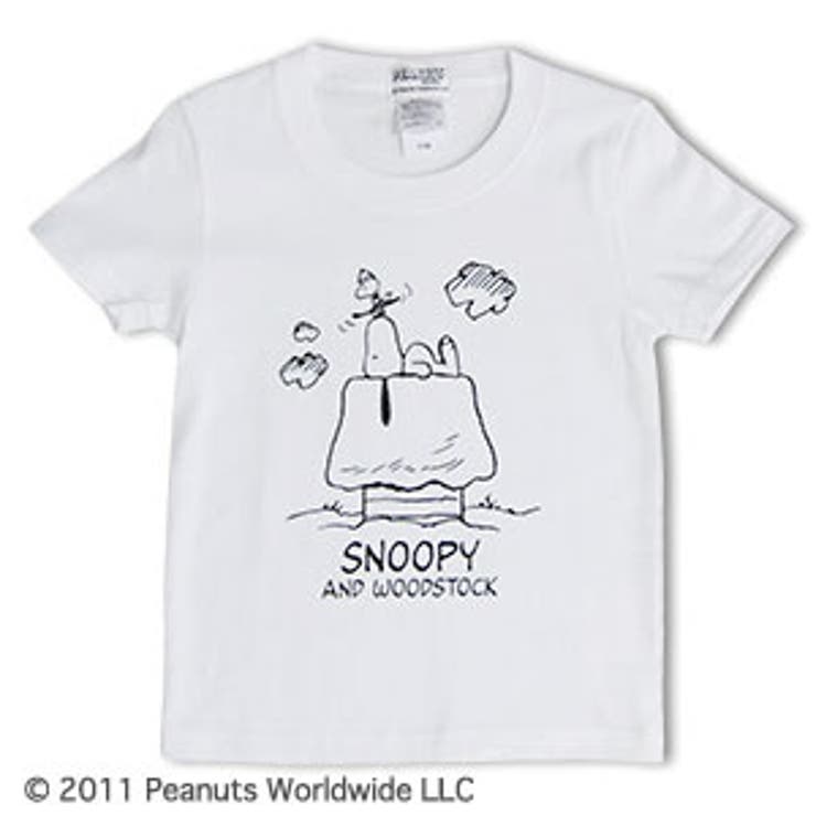 スヌーピー 仲間 ウッドストック スキー ゲレンデ 半袖 Tシャツ キッズ | CharaBasket【KIDS】 | 詳細画像2 
