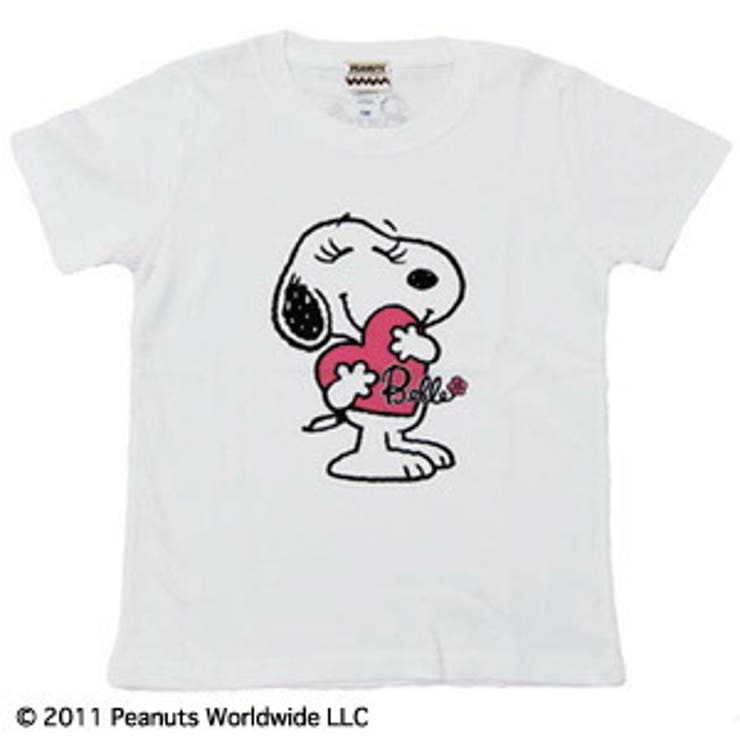 スヌーピー ベル 女の子 ハート 半袖Ｔシャツ キッズ 子供服 | CharaBasket【KIDS】 | 詳細画像2 