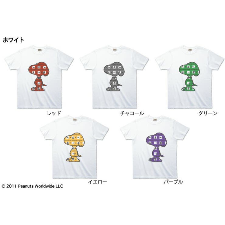 スヌーピー チェック 半袖 Ｔシャツ | CharaBasket | 詳細画像2 
