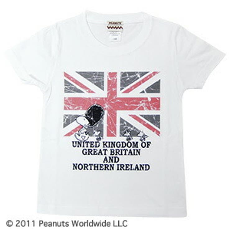 スヌーピー イギリス 国旗 兵隊 旅 半袖Ｔシャツ カジュアル キッズ 子供服 | CharaBasket【KIDS】 | 詳細画像3 