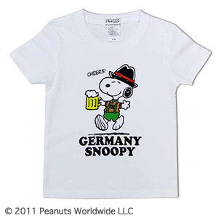 スヌーピー ドイツ 旅 半袖Ｔシャツ カジュアル 男の子 女の子 キッズ | CharaBasket【KIDS】 | 詳細画像3 