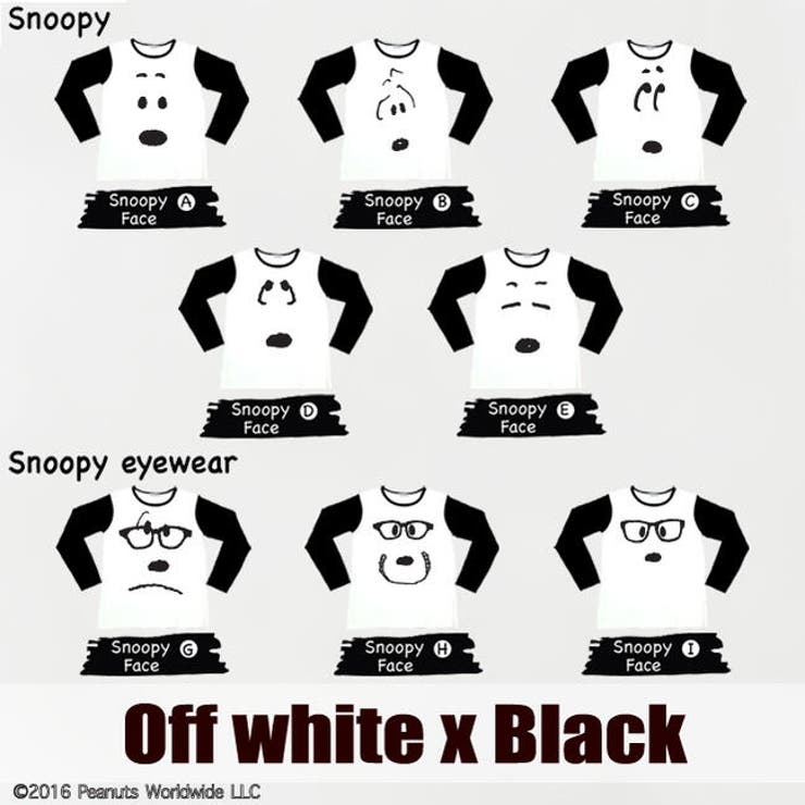 スヌーピースヌーピーフェイス長袖Ｔシャツ | CharaBasket | 詳細画像3 